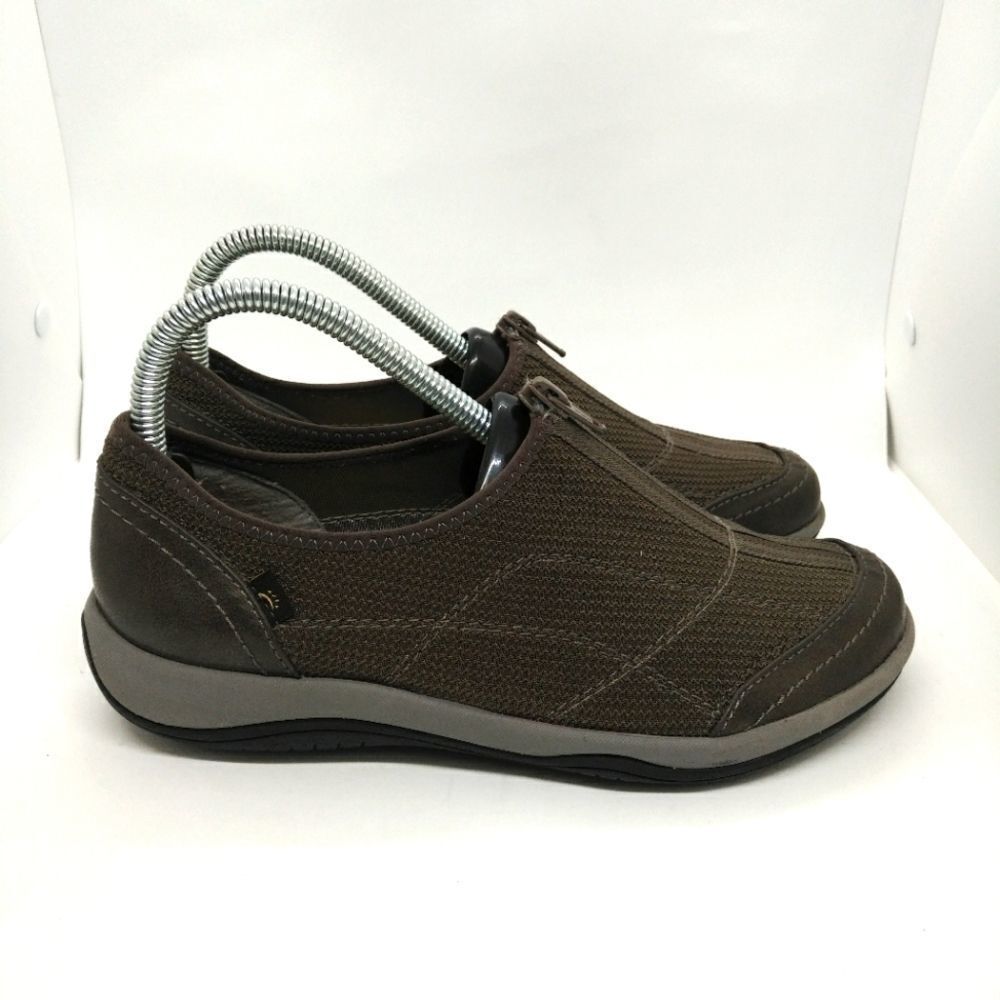 BearTraps Janel Zip Up Brown Casual Shoes Women's Size 8‎ M